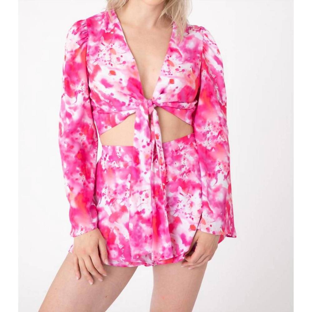NEW SINCERELY OURS addison top in watercolor pink
